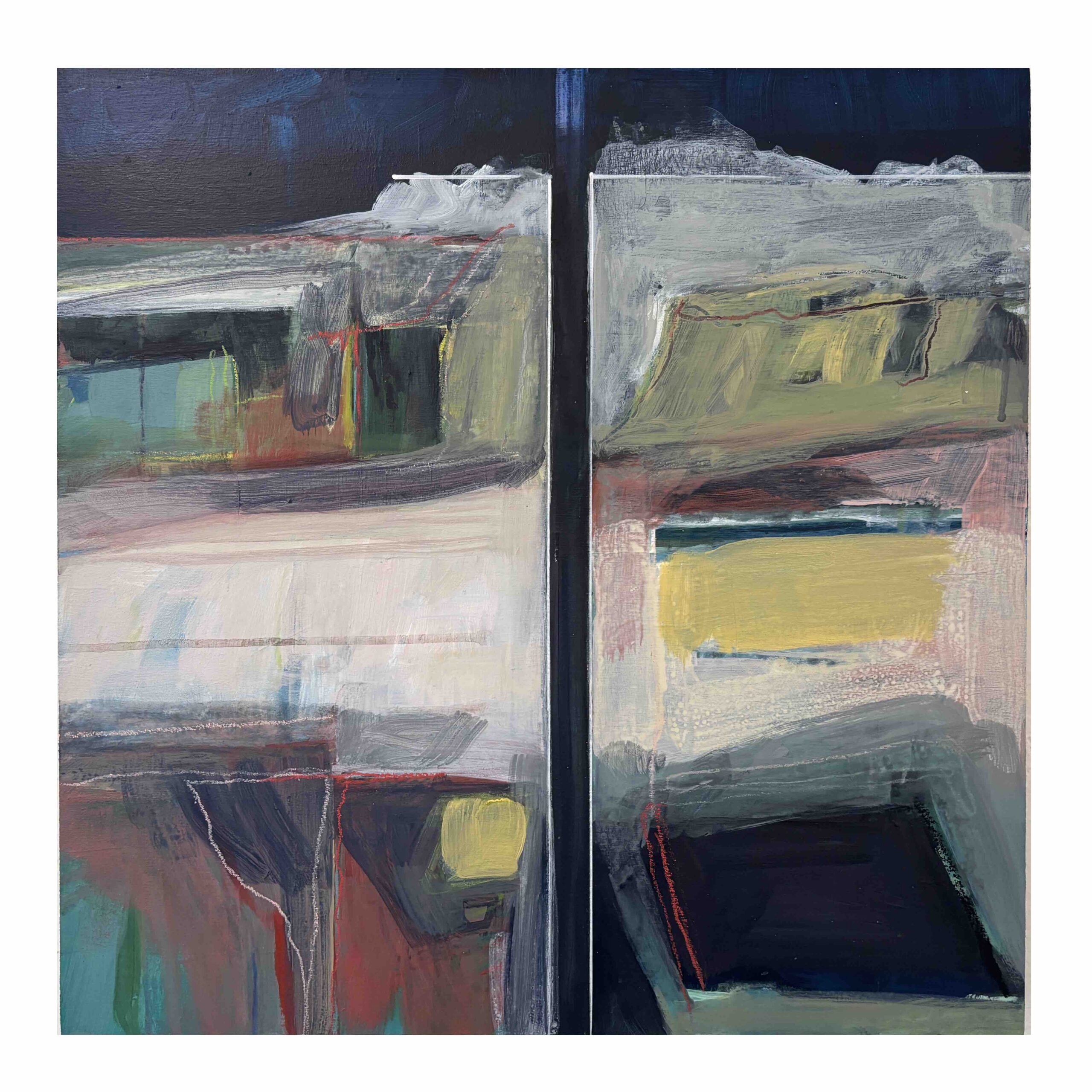 Elizabeth Burkholder_Space_2_12 x 16 inches-graphite and watercolours_eraser