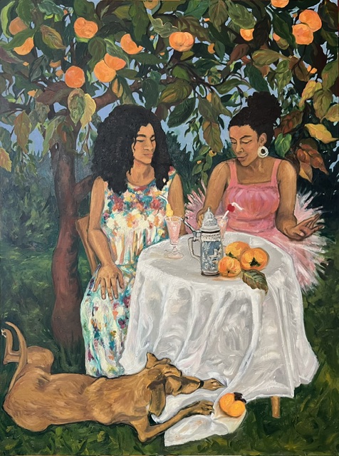 Sarah Welsh, Timeless Picnic, 2026, 30_W x 40_H, Oil